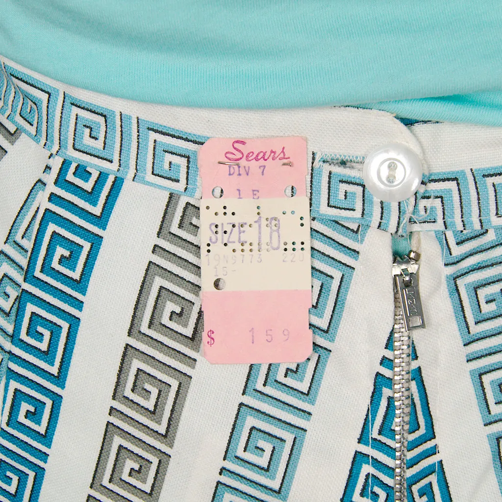 1950s Greek Square Short Shorts