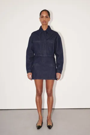 ALBERTA INDIGO DENIM JACKET