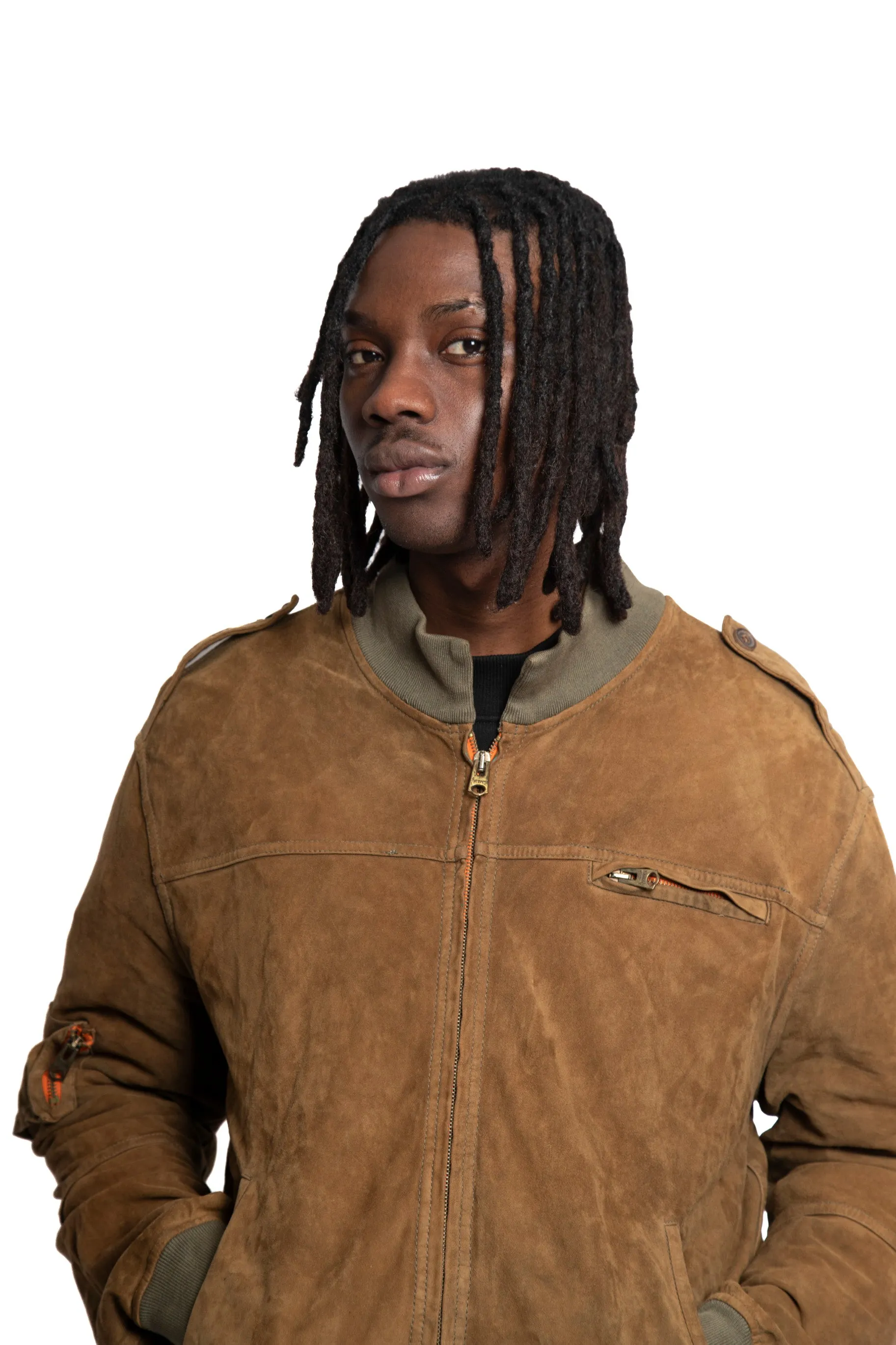Avirex Suede Aviator Style Jacket