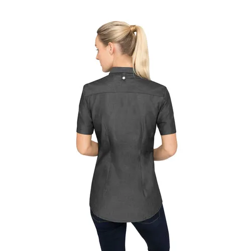 Chef Works SHC03WBLKM Cook's Shirt
