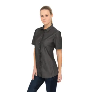 Chef Works SHC03WBLKM Cook's Shirt