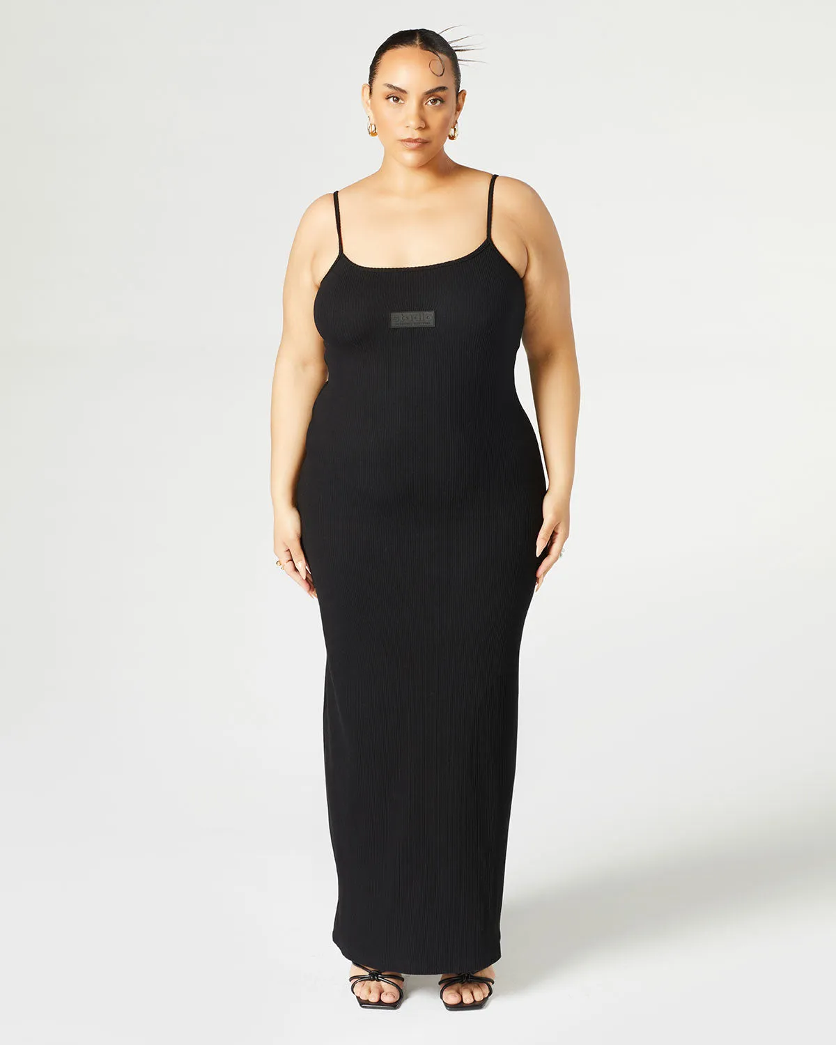 Convertible Slit Maxi Dress