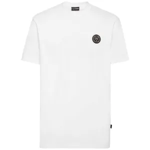 Plein Sport Sleek Cotton Tee with Signature Detailing